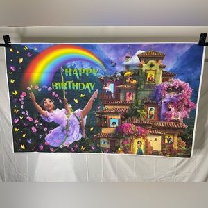 Encanto Happy Birthday backdrop banner 3x5 ft